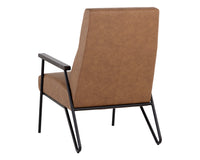 Sunpan Coelho Lounge Chair in Bounce Nut / Bounce Stone / Light Grey