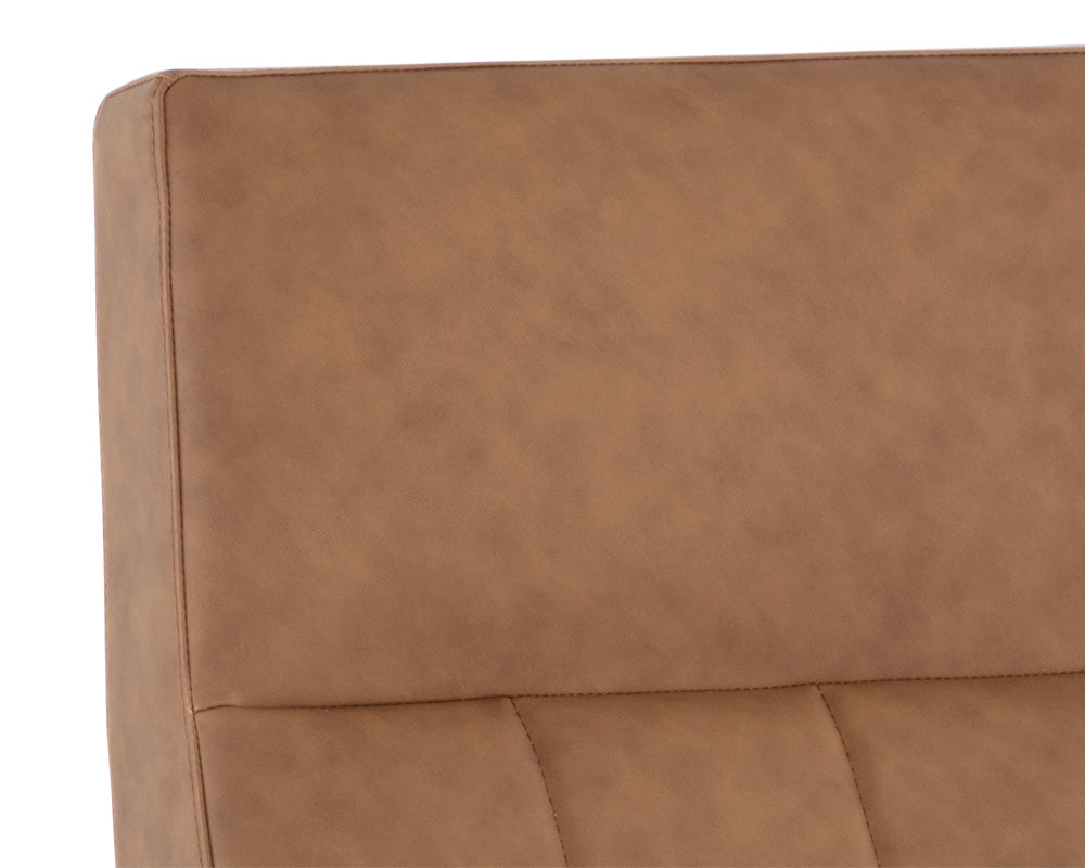 Sunpan Coelho Lounge Chair in Bounce Nut / Bounce Stone / Light Grey