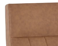 Sunpan Coelho Lounge Chair in Bounce Nut / Bounce Stone / Light Grey