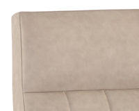 Sunpan Coelho Lounge Chair in Bounce Nut / Bounce Stone / Light Grey