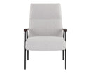 Sunpan Coelho Lounge Chair in Bounce Nut / Bounce Stone / Light Grey