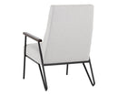 Sunpan Coelho Lounge Chair in Bounce Nut / Bounce Stone / Light Grey