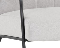 Sunpan Coelho Lounge Chair in Bounce Nut / Bounce Stone / Light Grey