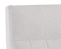Sunpan Coelho Lounge Chair in Bounce Nut / Bounce Stone / Light Grey