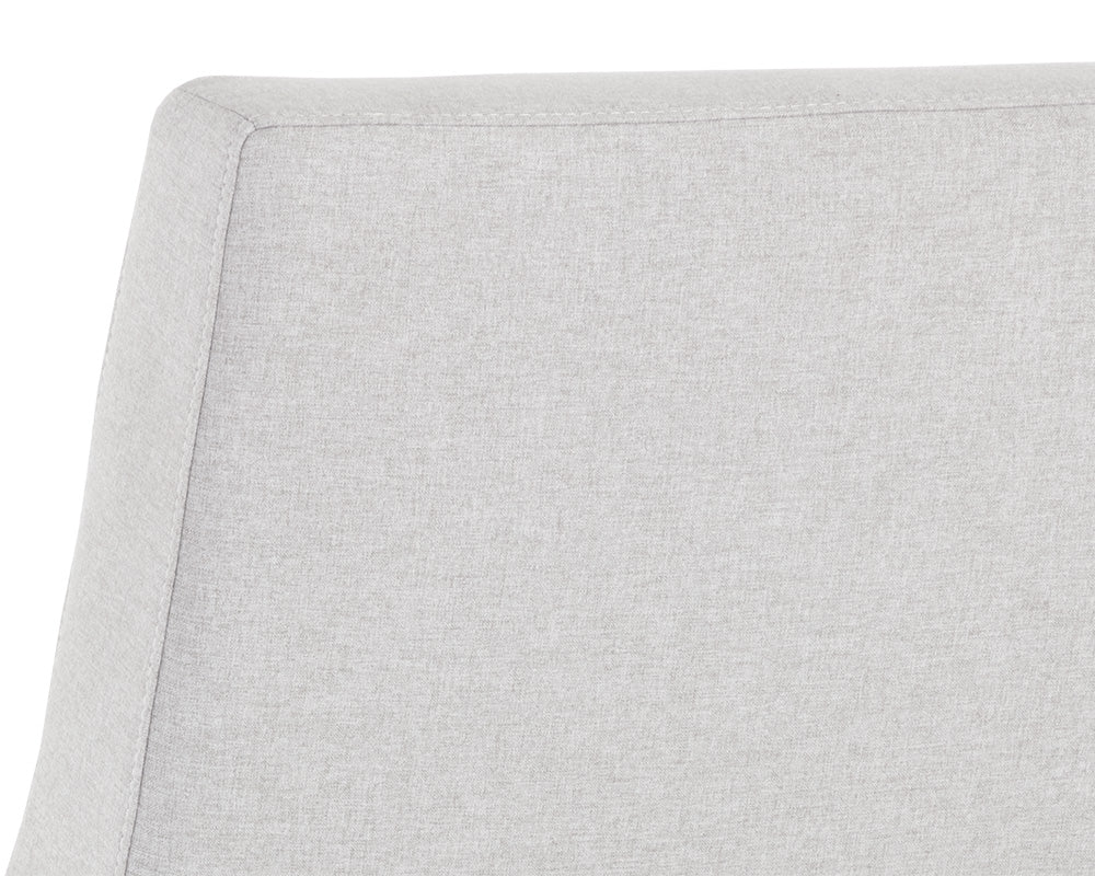 Sunpan Coelho Lounge Chair in Bounce Nut / Bounce Stone / Light Grey