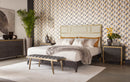 Sunpan Alvaro Bed - King in Dazzle Cream