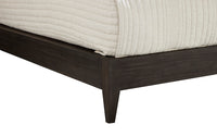 Sunpan Alvaro Bed - King in Dazzle Cream