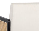 Sunpan Claudette Office Chair in Linoso Ivory