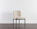 Sunpan Richie Dining Chair - Black Danny Ivory