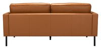Zuo Modern Decade Sofa in Brown/Vintage Gray