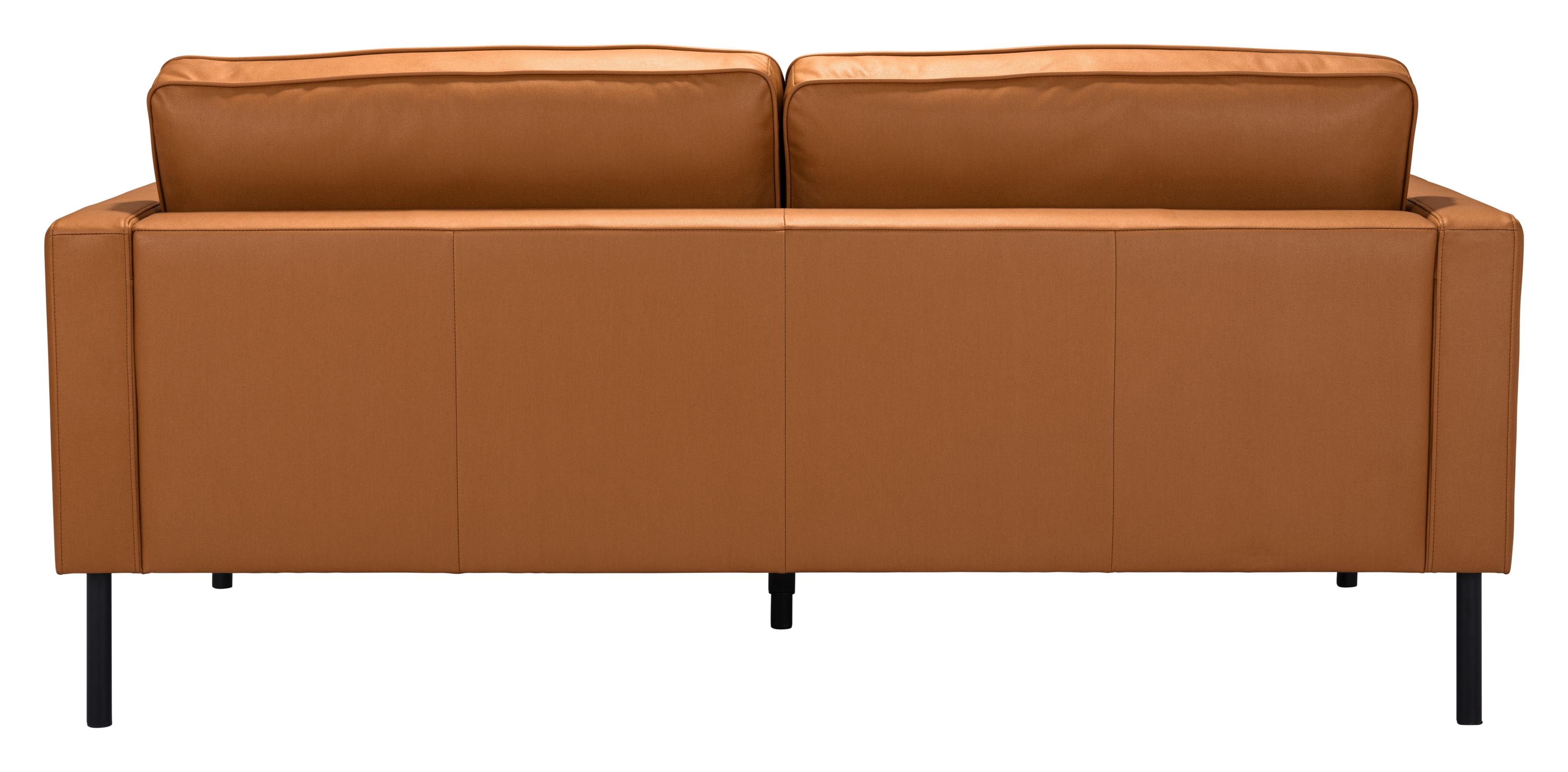 Zuo Modern Decade Sofa in Brown/Vintage Gray