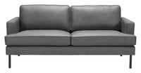Zuo Modern Decade Sofa in Brown/Vintage Gray