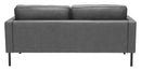 Zuo Modern Decade Sofa in Brown/Vintage Gray