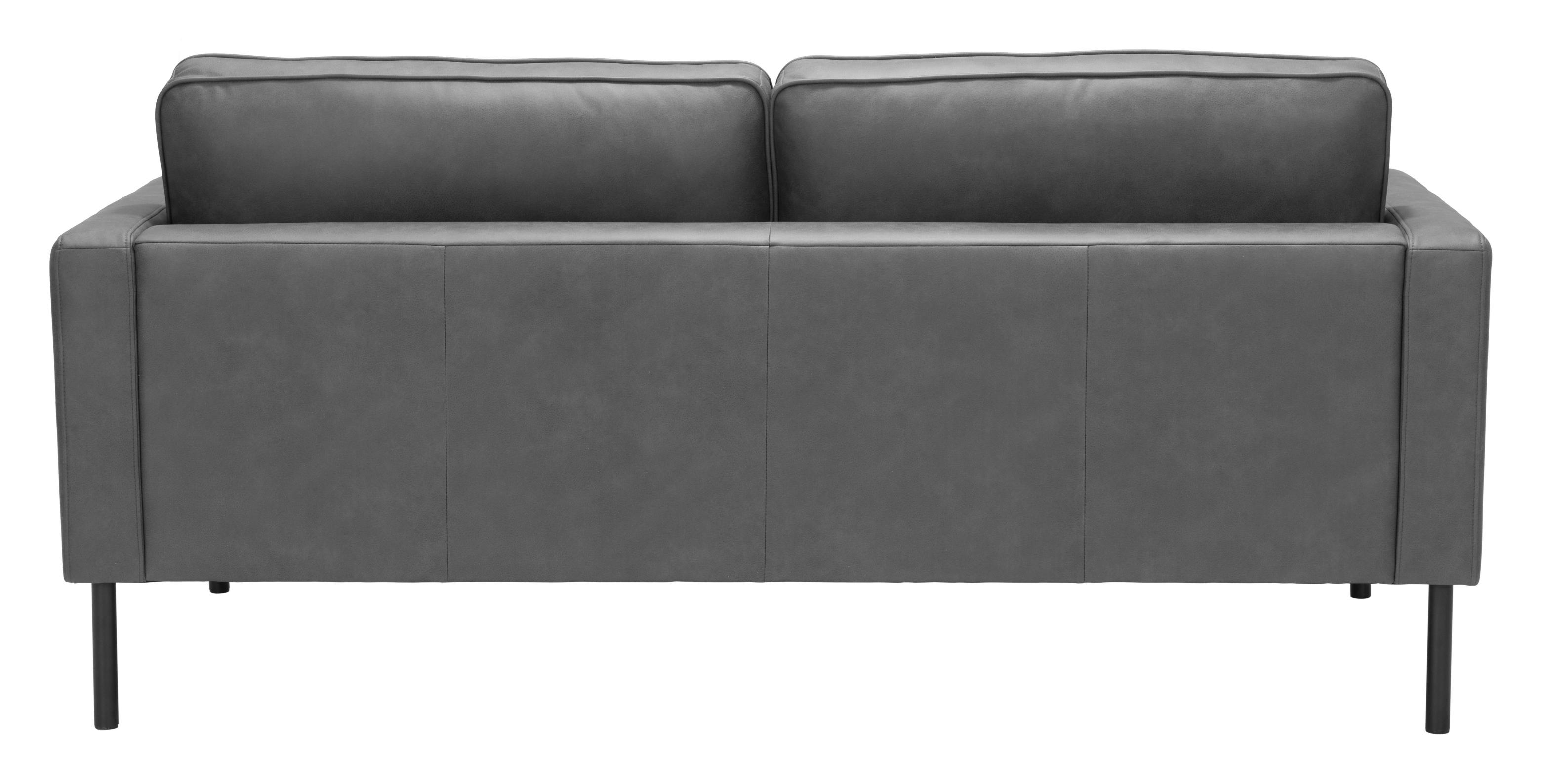 Zuo Modern Decade Sofa in Brown/Vintage Gray