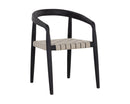 Sunpan Cayman Dining Armchair in Charcoal