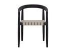 Sunpan Cayman Dining Armchair in Charcoal