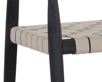 Sunpan Cayman Dining Armchair in Charcoal