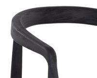 Sunpan Cayman Dining Armchair in Charcoal
