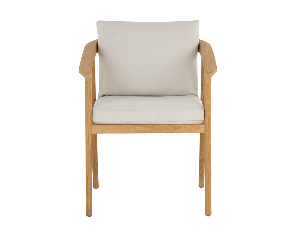 Sunpan Coraline Dining Armchair in Palazzo Cream