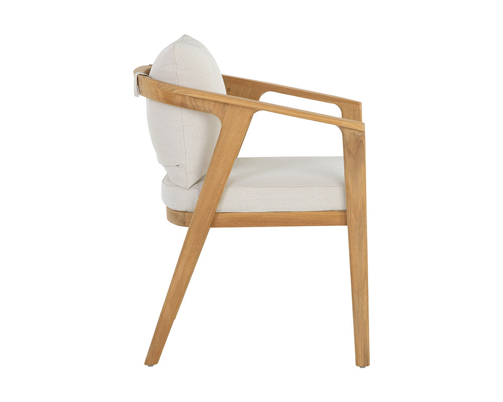 Sunpan Coraline Dining Armchair in Palazzo Cream