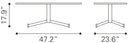 Zuo Modern Mazzy Coffee Table Brown