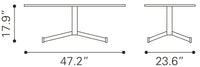 Zuo Modern Mazzy Coffee Table Brown