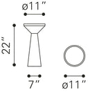 Zuo Modern Omni Side Table in Black