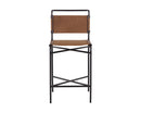 Sunpan Corrigan Counter Stool in Cognac Leather
