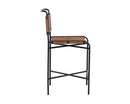 Sunpan Corrigan Counter Stool in Cognac Leather