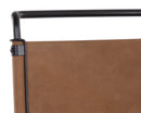 Sunpan Corrigan Counter Stool in Cognac Leather