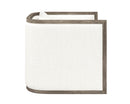 Sunpan Chloe Lounge Chair In Ash Grey/Dark Brown/Natural