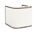 Sunpan Chloe Lounge Chair In Ash Grey/Dark Brown/Natural