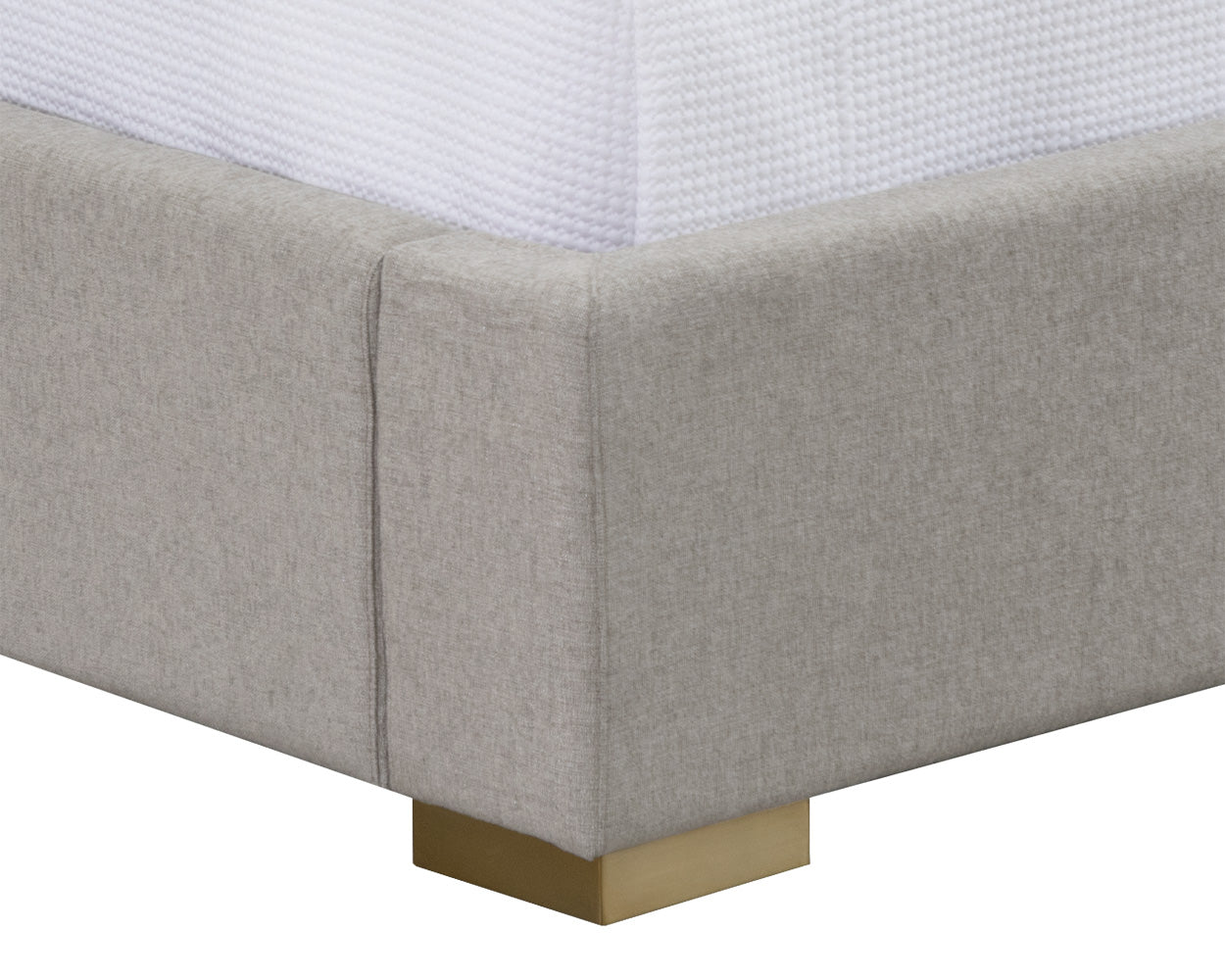 Sunpan Clara Bed In Ernst Sandstone - Queen