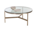 Sunpan Flato Coffee Table - Antique Brass