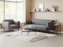 Zuo Modern Malo Coffee Table Set in Gray and Black - 2-Piece