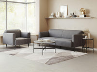 Zuo Modern Malo Coffee Table Set in Gray and Black - 2-Piece