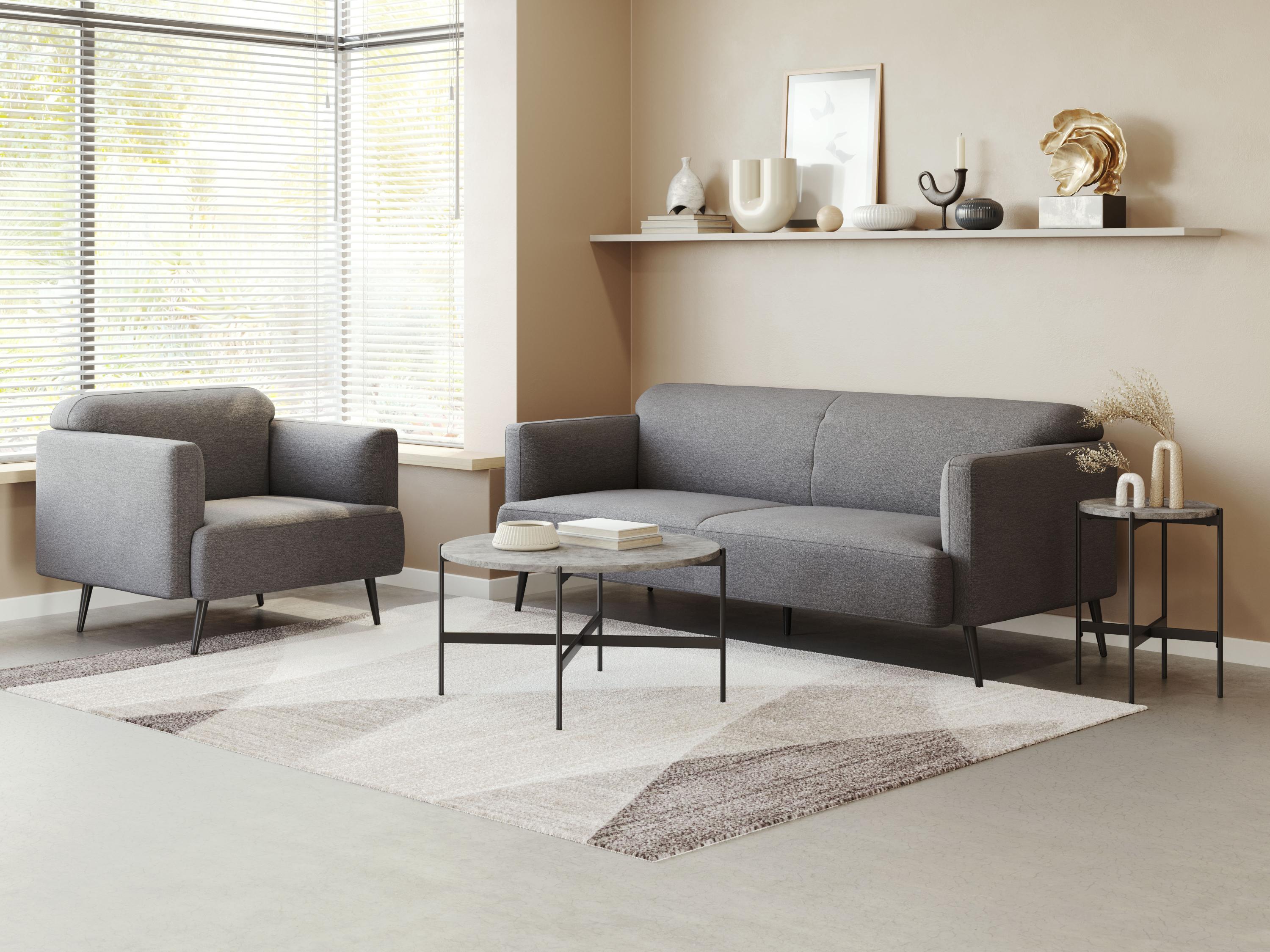 Zuo Modern Malo Coffee Table Set in Gray and Black - 2-Piece