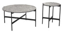 Zuo Modern Malo Coffee Table Set in Gray and Black - 2-Piece