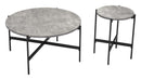 Zuo Modern Malo Coffee Table Set in Gray and Black - 2-Piece