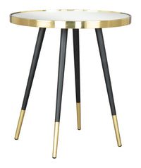 Zuo Modern Particle Side Table Gold and Black
