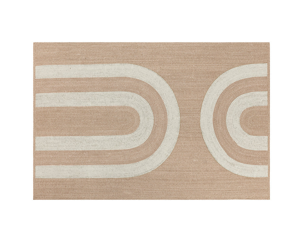 Sunpan Derby Hand-woven Rug In Sand / Cream 8 x 10/9 x 12/10 x 14'