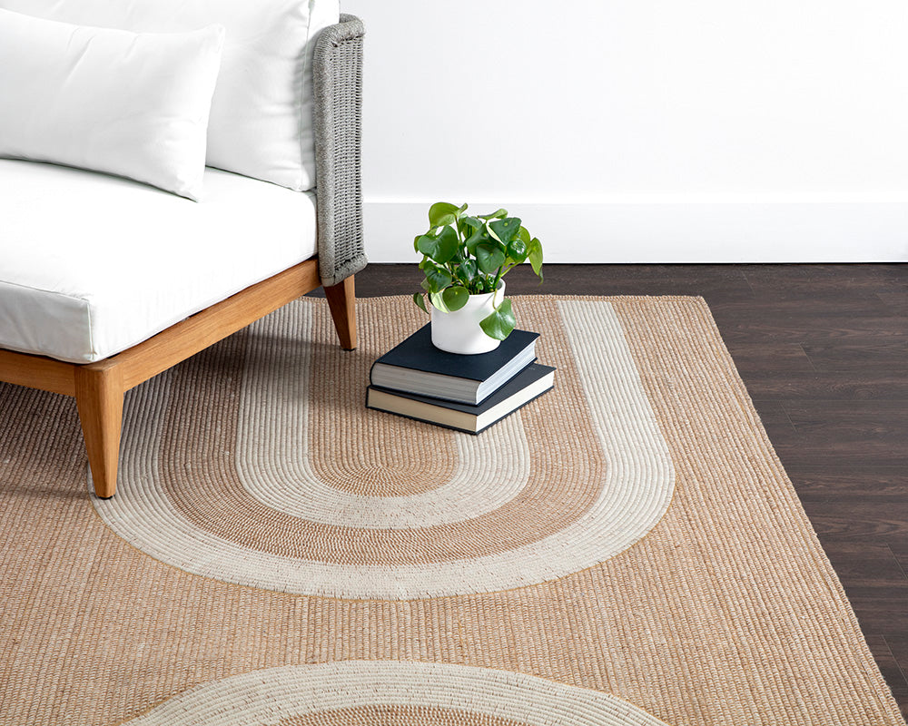 Sunpan Derby Hand-woven Rug In Sand / Cream 8 x 10/9 x 12/10 x 14'