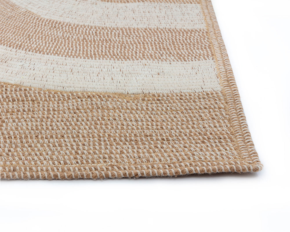 Sunpan Derby Hand-woven Rug In Sand / Cream 8 x 10/9 x 12/10 x 14'