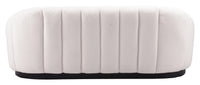 Zuo Modern Bhutan Sofa in Cream/Light Gray