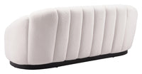 Zuo Modern Bhutan Sofa in Cream/Light Gray