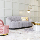 Zuo Modern Bhutan Sofa in Cream/Light Gray