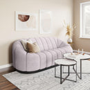 Zuo Modern Bhutan Sofa in Cream/Light Gray