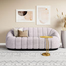 Zuo Modern Bhutan Sofa in Cream/Light Gray