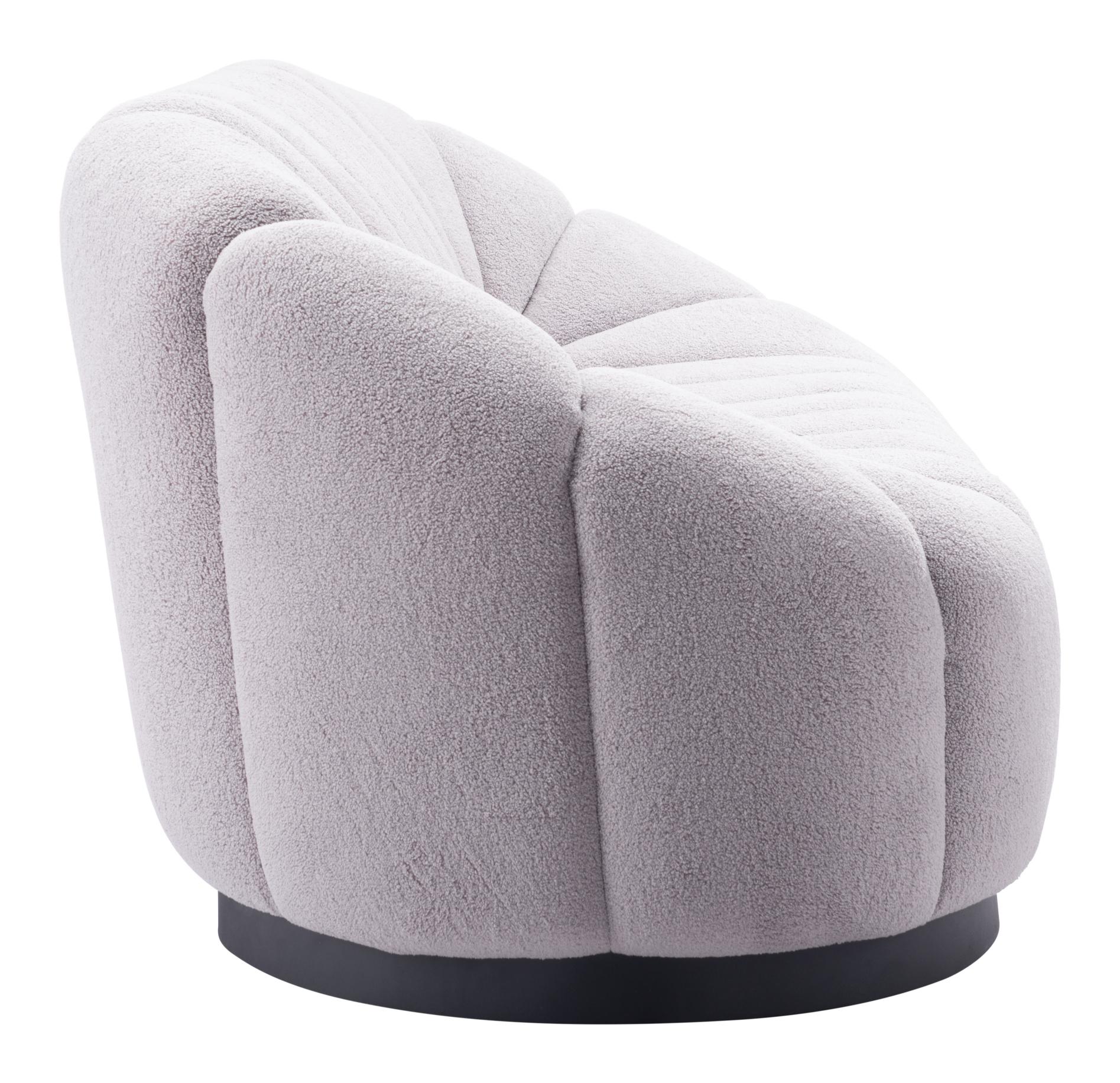 Zuo Modern Bhutan Sofa in Cream/Light Gray