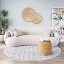 Zuo Modern Tibet Sofa in Cream/Olive Green